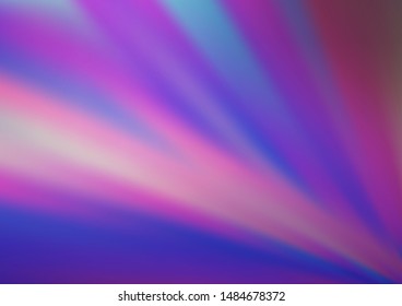 Light Purple vector blurred and colored background. Modern geometrical abstract illustration with gradient. A completely new design for your business.