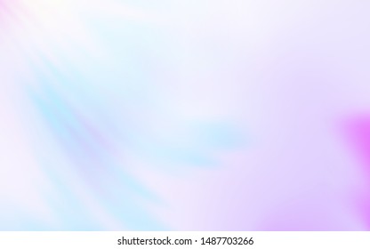 Light Purple vector blurred and colored pattern. Glitter abstract illustration with gradient design. New style design for your brand book.