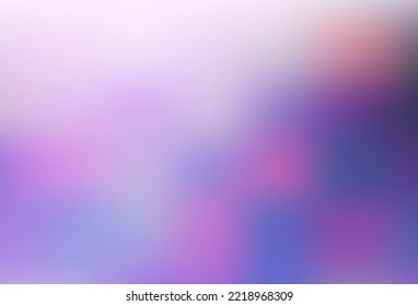 Light Purple vector blurred and colored template. A vague abstract illustration with gradient. Sample for your creative designs.