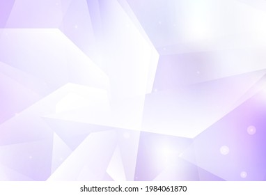 Light Purple vector Blurred decorative design in abstract style with bubbles. Blurred bubbles on abstract background with colorful gradient. Base for booklets, leaflets