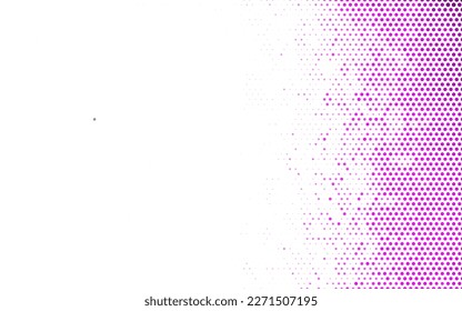 Light Purple vector Blurred decorative design in abstract style with bubbles. Blurred bubbles on abstract background with colorful gradient. Base for booklets, leaflets