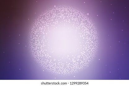 Light Purple vector blurred pattern. A completely new colored illustration in blur style. Blurred design for your web site.
