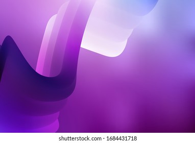 Light Purple vector blurred pattern. An elegant bright illustration with gradient. New way of your design.