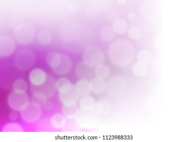 Light Purple vector blurred shine abstract pattern. A completely new color illustration in a bokeh style. The best blurred design for your business.