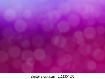 Light Purple vector blurred shine abstract template. Colorful abstract illustration with gradient. The template can be used for your brand book.