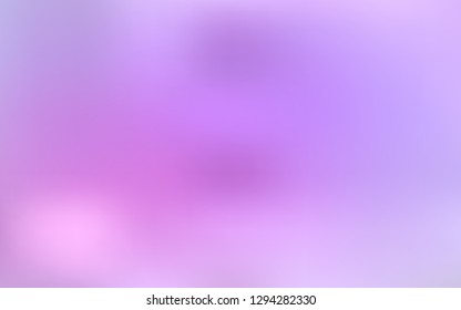 Light Purple vector blurred shine abstract background. Colorful abstract illustration with gradient. Completely new design for your business.