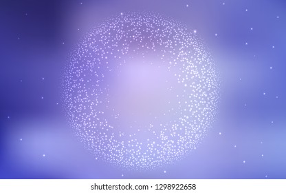 Light Purple vector blurred shine abstract background. Colorful illustration in abstract style with gradient. Blurred design for your web site.