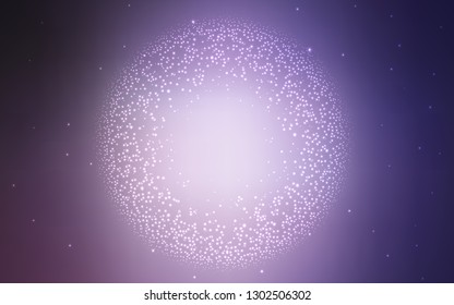 Light Purple vector blurred shine abstract background. Abstract colorful illustration with gradient. Smart design for your work.