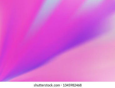 Light Purple vector blurred shine abstract template. Colorful illustration in abstract style with gradient. Brand new style for your business design.