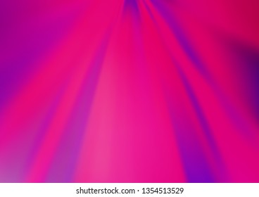 Light Purple vector blurred shine abstract background. Colorful illustration in blurry style with gradient. Brand new design for your business.
