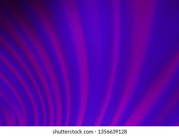 Light Purple vector blurred shine abstract background. Creative illustration in halftone style with gradient. The best blurred design for your business.