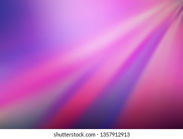 Light Purple vector blurred shine abstract pattern. Modern geometrical abstract illustration with gradient. A completely new design for your business.