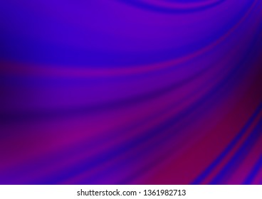 Light Purple vector blurred shine abstract pattern. A vague abstract illustration with gradient. A completely new design for your business.
