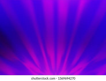 Light Purple vector blurred shine abstract background. Creative illustration in halftone style with gradient. Brand new style for your business design.