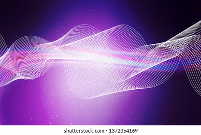 Light Purple vector blurred shine abstract background. Shining colored illustration in smart style. New way of your design.
