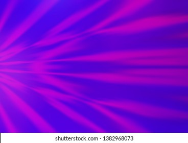 Light Purple vector blurred shine abstract template. Modern geometrical abstract illustration with gradient. The template can be used for your brand book.