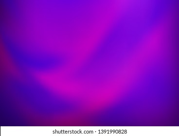 Light Purple vector blurred shine abstract template. Colorful illustration in abstract style with gradient. The template can be used for your brand book.