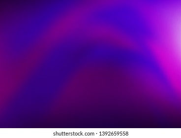 Light Purple vector blurred shine abstract template. Modern geometrical abstract illustration with gradient. The best blurred design for your business.