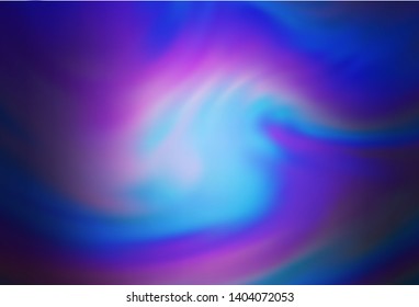 Light Purple vector blurred shine abstract template. Glitter abstract illustration with gradient design. Completely new design for your business.