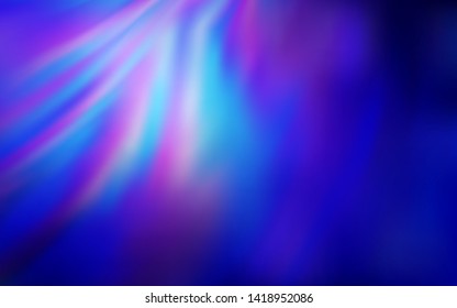 Light Purple vector blurred shine abstract template. Abstract colorful illustration with gradient. Completely new design for your business.
