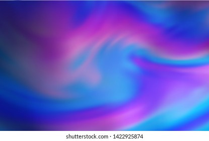 Light Purple vector blurred shine abstract background. Creative illustration in halftone style with gradient. Background for designs.