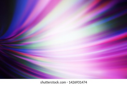 Light Purple vector blurred shine abstract template. Creative illustration in halftone style with gradient. New way of your design.
