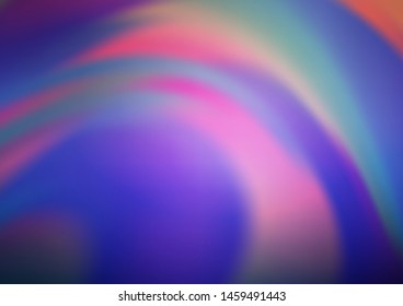 Light Purple vector blurred shine abstract template. A vague abstract illustration with gradient. The template can be used for your brand book.