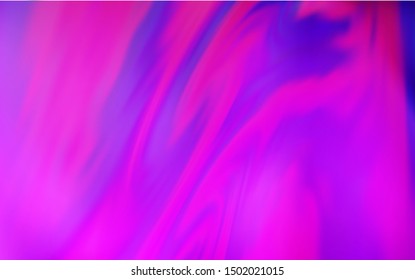 Light Purple vector blurred shine abstract template. An elegant bright illustration with gradient. The best blurred design for your business.