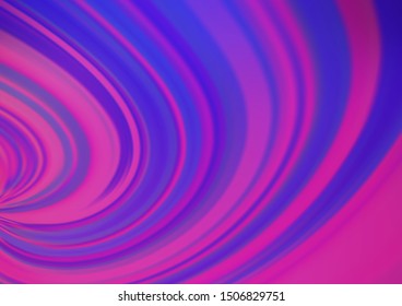 Light Purple vector blurred shine abstract template. A completely new color illustration in a bokeh style. The elegant pattern for brand book.