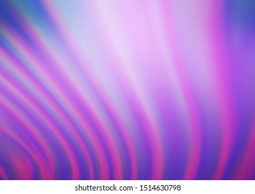 Light Purple vector blurred shine abstract template. A completely new color illustration in a bokeh style. The template for backgrounds of cell phones.