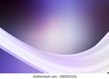 Light Purple vector blurred shine abstract template. Creative illustration in halftone style with gradient. Elegant background for a brand book.