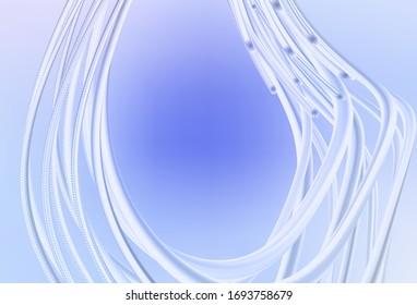 Light Purple vector blurred shine abstract background. Glitter abstract illustration with gradient design. Blurred design for your web site.