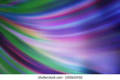 Light Purple vector blurred template. Glitter abstract illustration with gradient design. New style for your business design.