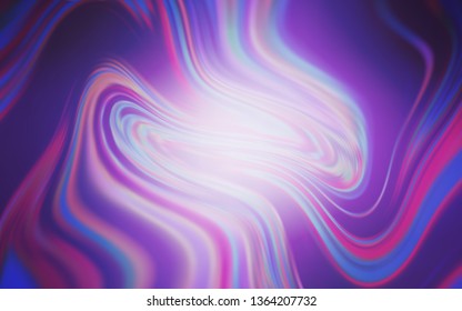 Light Purple vector blurred template. Creative illustration in halftone style with gradient. New style for your business design.