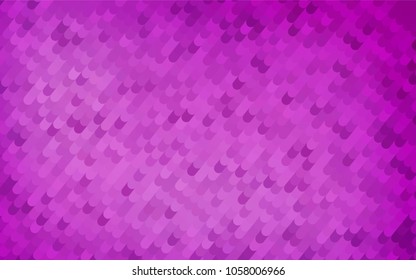 Light Purple vector blurry arched pattern. Shining illustration, which consist of curved lines. The polygonal design can be used for your web site.
