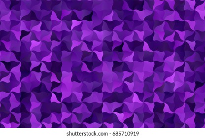 Light Purple vector blurry arched background. Glitter abstract illustration with wry lines. Brand-new style for your business design.