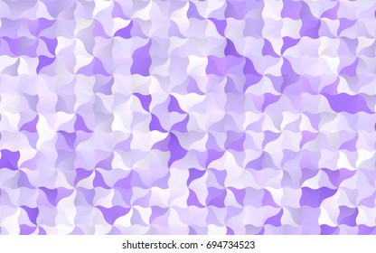 Light Purple vector blurry arched template. Colorful illustration in abstract cranked style with gradient. The pattern of blurred lines for your business design.