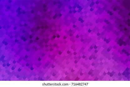Light Purple vector blurry arched background. Colorful abstract illustration with gradient crooked lines. Brand-new design for your business.