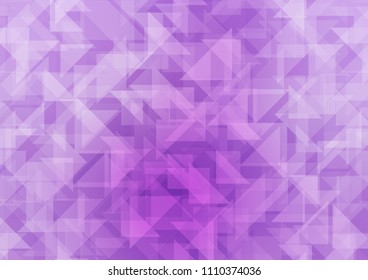 Light Purple vector blurry hexagon texture. Shining illustration, which consist of triangles. A completely new design for your business.