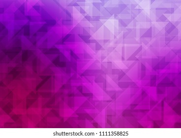 Light Purple vector blurry hexagon texture. Geometric illustration in Origami style with gradient.  The elegant pattern can be used as part of a brand book.