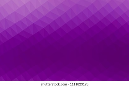 Light Purple vector blurry hexagon texture. An elegant bright illustration with gradient. A completely new template for your business design.