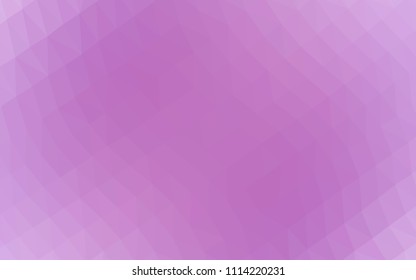 Light Purple vector blurry hexagon pattern. A vague abstract illustration with gradient. The polygonal design can be used for your web site.