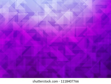 Light Purple vector blurry hexagon template. illustration in abstract style with gradient. Brand new style for your business design.