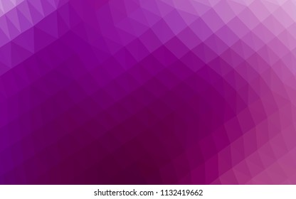 Light Purple vector blurry hexagon texture. Glitter abstract illustration with an elegant design. The template can be used as a background for cell phones.
