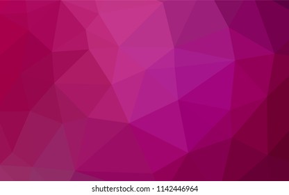 Light Purple vector blurry hexagon template. Brand new colored illustration in blurry style with gradient. The textured pattern can be used for background.