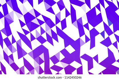 Light Purple vector blurry hexagon texture. Shining colored illustration in a Brand new style. The textured pattern can be used for background.