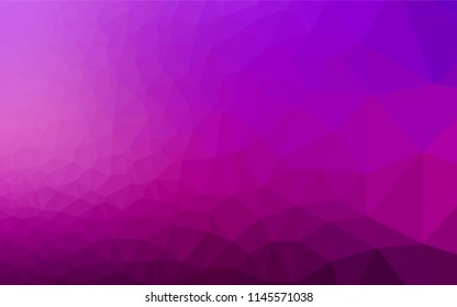 Light Purple vector blurry hexagon pattern. Brand new colored illustration in blurry style with gradient. The template can be used as a background for cell phones.