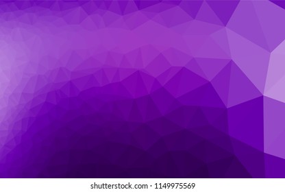 Light Purple vector blurry hexagon texture. Colorful illustration in abstract style with gradient. The template can be used as a background for cell phones.
