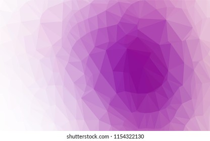 Light Purple vector blurry hexagon texture. A vague abstract illustration with gradient. A completely new template for your business design.
