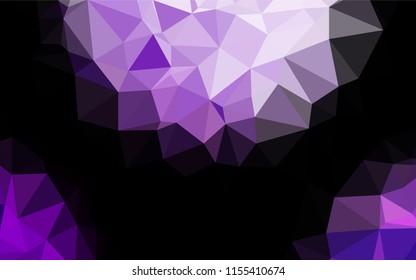 Light Purple vector blurry hexagon template. Shining colored illustration in a Brand new style. A new texture for your design.